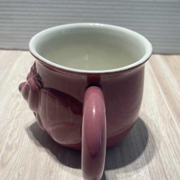 Disney Store Cheshire Cat Figural Coffee Mug Cup Mauve - Picture 6 of 10